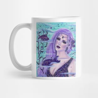 Lavender Ice Mermaid by Renee Lavoie Mug